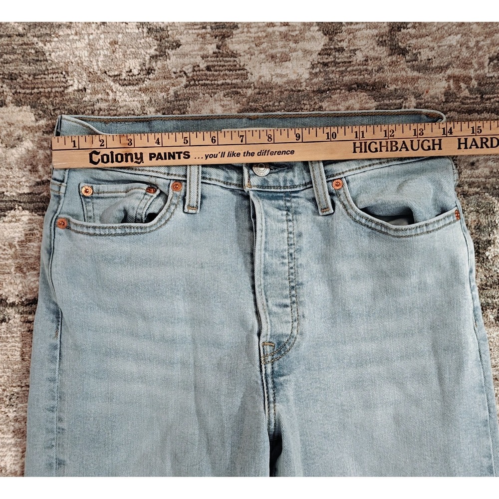 Levis Wedgie Straight Jeans Womens Sz 29  High Rise  Classic Jeans - Picture 5 of 8
